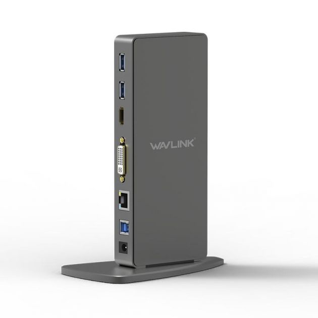 Docking Station USB 3.0, Hub 12 em 1, Expande até 6 Telas WL-UG39DK7 Wavlink