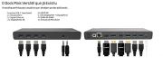 Docking Station USB-C, HUB 15 em 1, DisplayPort, HDMI, RJ45, Fone e Microfone, WL-UG69DK1 Wavlink